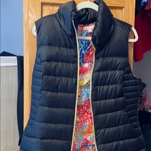 Lily Pulitzer Black Vest